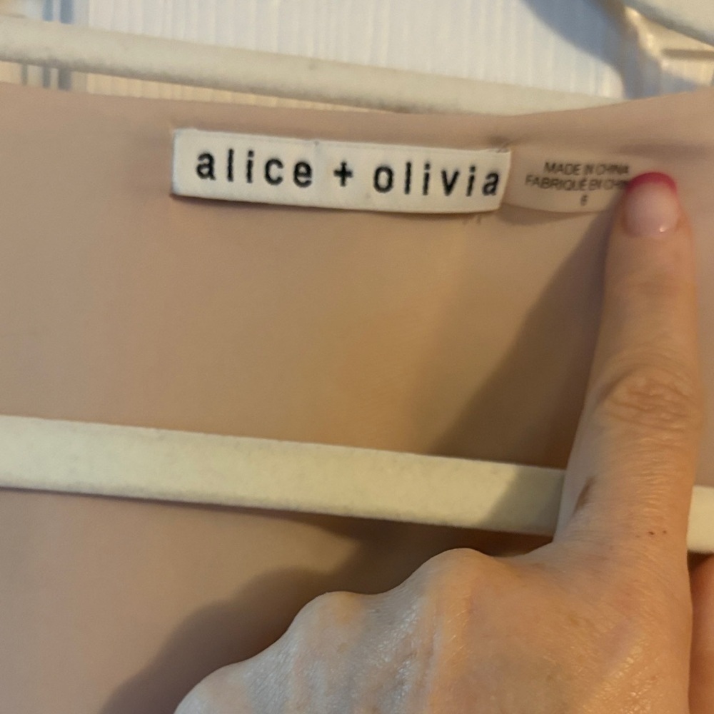 Alice + Olivia Clarine Velvet Burnout | EUC | Sz 6 - Picture 4 of 7